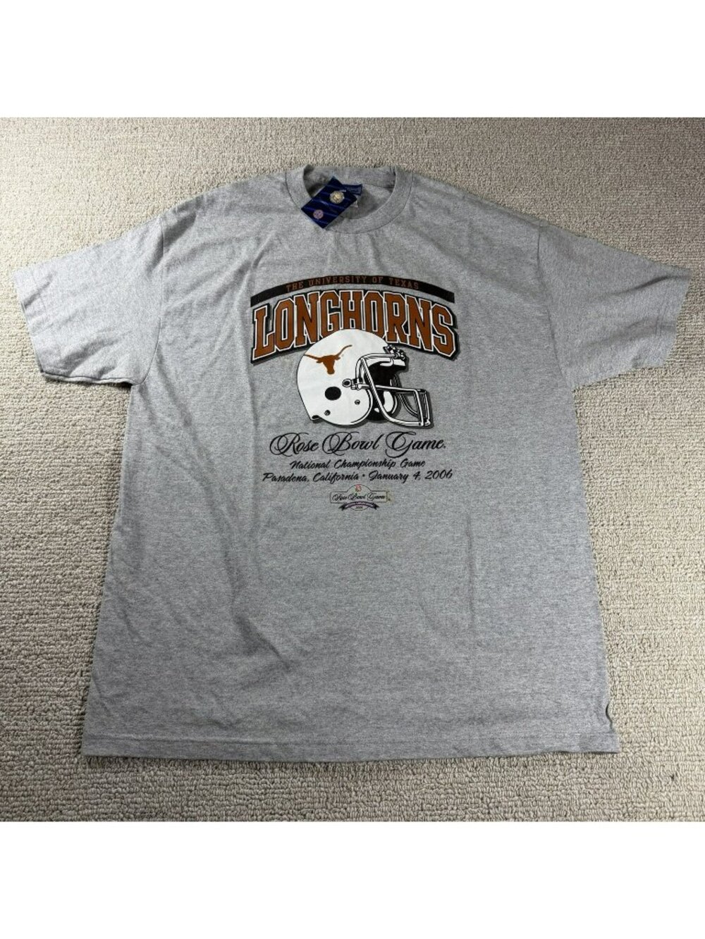 Vintage Champs Sports Texas Longhorns Rose Bowl 2006 T-shirt Men’s Size Large
